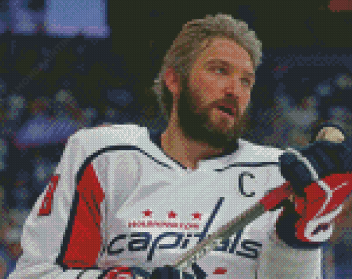 The Russian Player Alexander Ovechkin Diamond Paintings