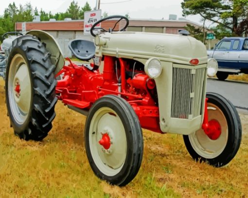 Tractor Ford 8N Diamond Paintings