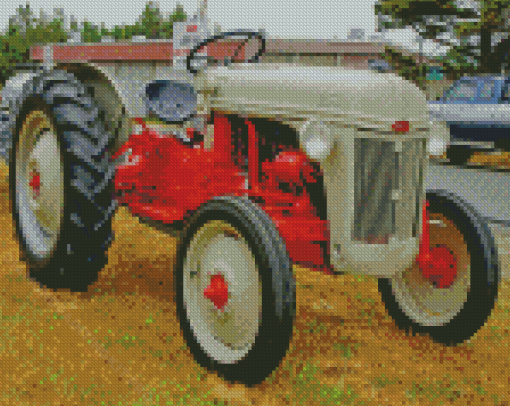 Tractor Ford 8N Diamond Paintings