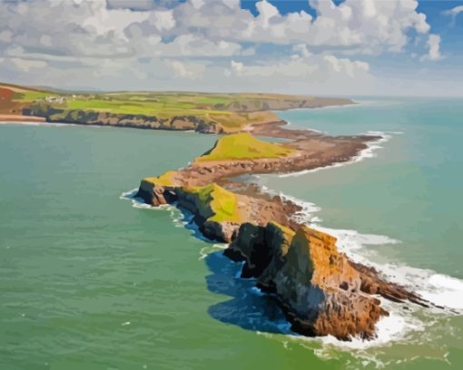 UK Worms Head Diamond Paintings