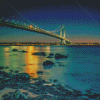 Verrazzano Narrows Bridge At Night Diamond Paintings