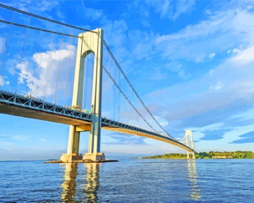 Verrazzano Narrows Bridge Diamond Paintings