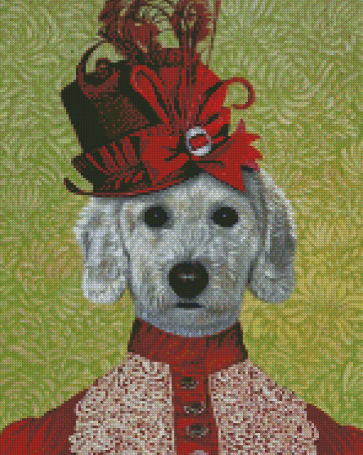 Victorian Dog Diamond Paintings