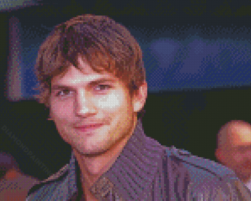 Aesthetic Ashton Kutcher Diamond Paintings