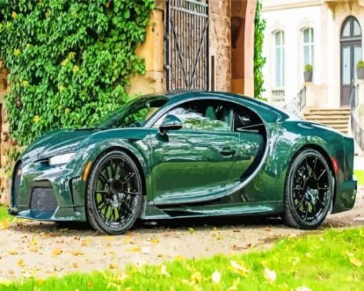 Aesthetic Bugatti Chiron Diamond Paintings