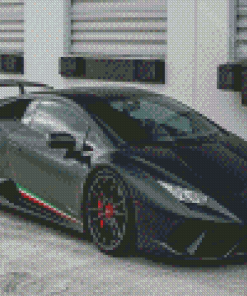 Aesthetic Black Lamborghini Diamond Paintings