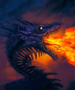 Angry Dragon Diamond Paintings