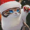 Christmas Cat Diamond Paintings