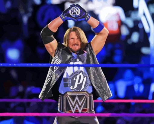 Cool AJ Styles Diamond Paintings