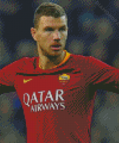 Edin Dzeko Player Diamond Paintings