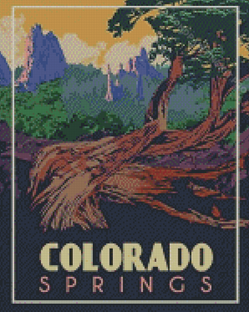 Garden Of The Gods Colorado Springs Poster Diamond Paintings