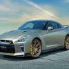 Grey Skyline GTR Car Diamond Paintings