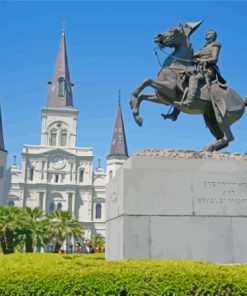 Jackson Square In New Orleans Diamond Paintings