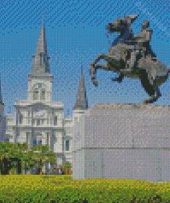 Jackson Square In New Orleans Diamond Paintings