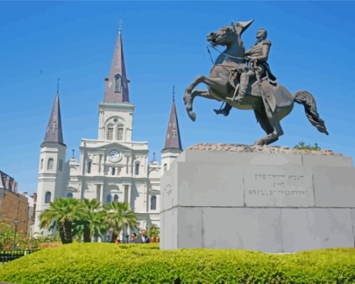 Jackson Square In New Orleans Diamond Paintings