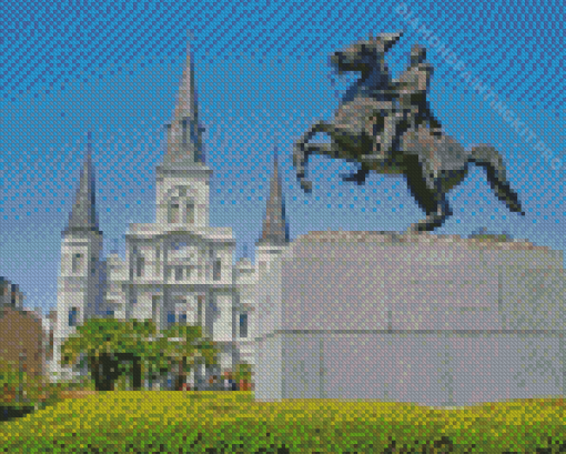 Jackson Square In New Orleans Diamond Paintings