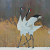 Japanese Cranes Diamond Paintings