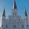 Louisiana St Louis Cathedral Diamond Paintings