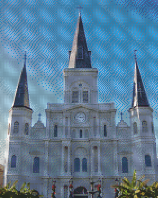 Louisiana St Louis Cathedral Diamond Paintings