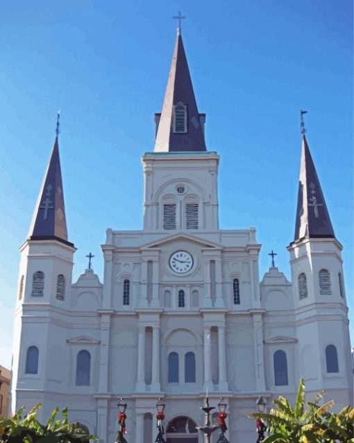 Louisiana St Louis Cathedral Diamond Paintings