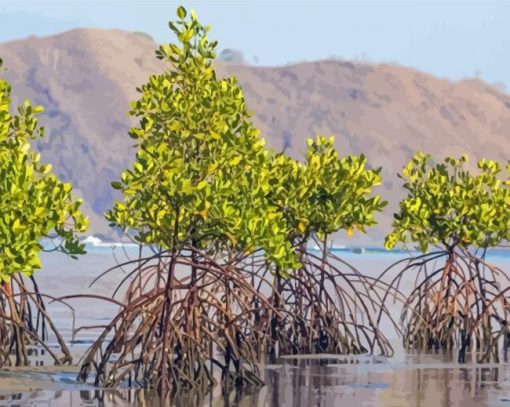 Mangrove Trees Diamond Paintings