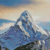 Mount Everest In Winter Diamond Paintings