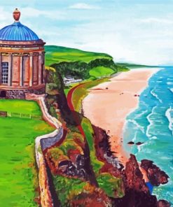 Mussenden Temple Landscape Art Diamond Paintings