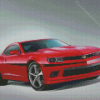 Red 2015 Camaro Diamond Paintings