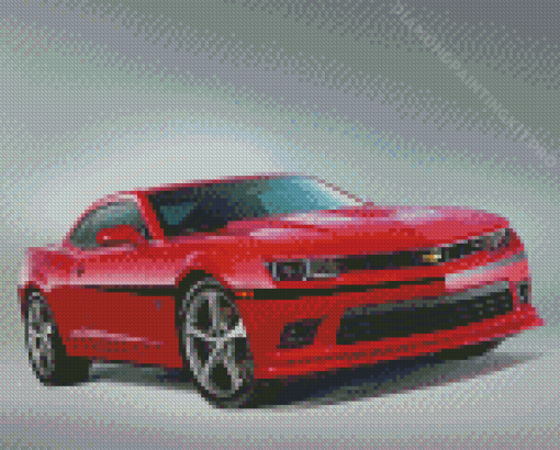 Red 2015 Camaro Diamond Paintings