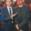 Robert Downey And Tom Holland Diamond Paintings