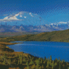 Snowy Mountain Wonder Lake Diamond Paintings