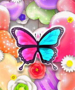 Soft Butterfly Diamond Paintings