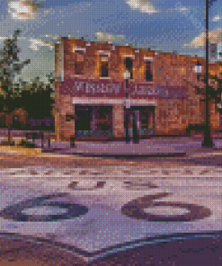 Standing On The Corner In Winslow Arizona Diamond Paintings