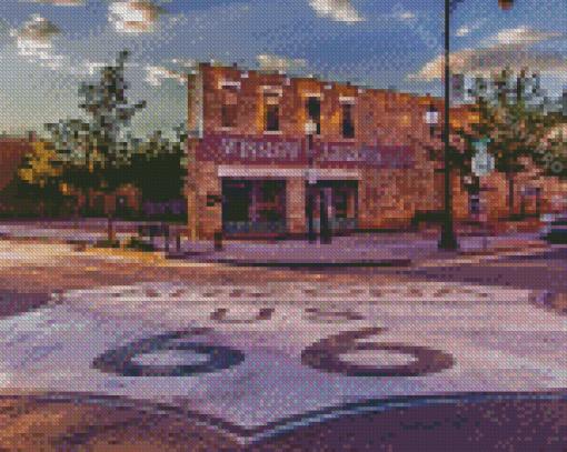 Standing On The Corner In Winslow Arizona Diamond Paintings