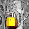 Yellow Lisbon Tram Diamond Paintings