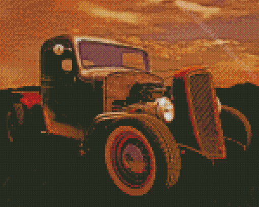 36 Chevy Truck Art Diamond Painting