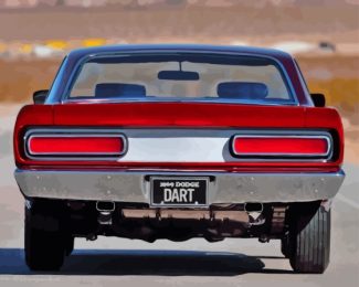 69 Dodge Dart Car Back Diamond Painting