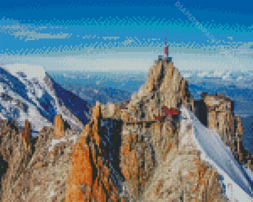 Aiguille Du Midi Chamonix Diamond Painting