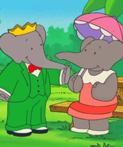 Babar The Little Elephant Diamond Painting