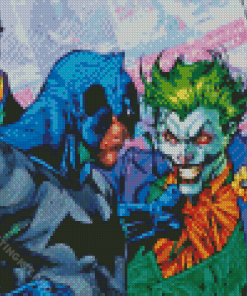 Batman Vs Joker Diamond Painting