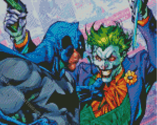 Batman Vs Joker Diamond Painting