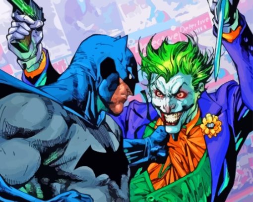 Batman Vs Joker Diamond Painting