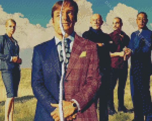 Better Call Saul Characters Diamond Painting