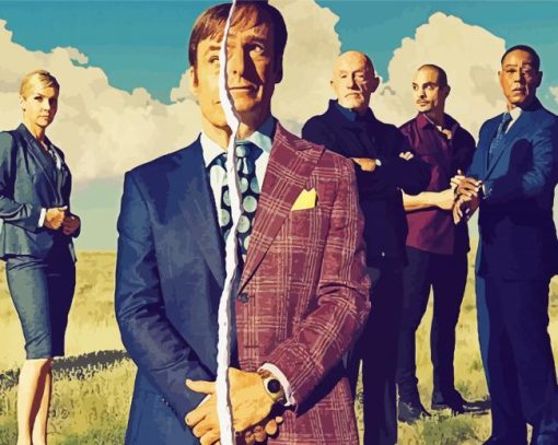 Better Call Saul Characters Diamond Painting