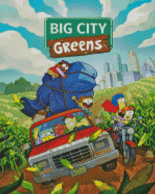 Big City Greens Poster Diamond Painting