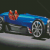 Blue Bugatti Type 35 Diamond Painting