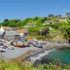 Boats At Beach In Cadgwith Town Diamond Painting