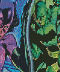 Catwoman Batman Robin Diamond Painting