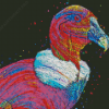 Colorful Condor Bird Diamond Painting