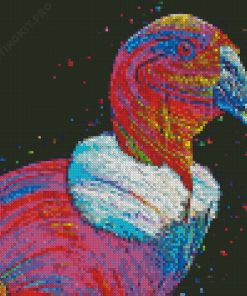 Colorful Condor Bird Diamond Painting